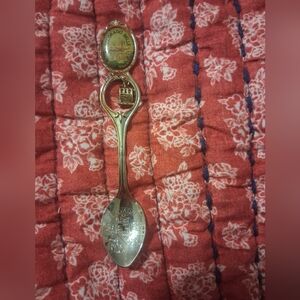 Elle Gold and Silver Souvenir Spoon